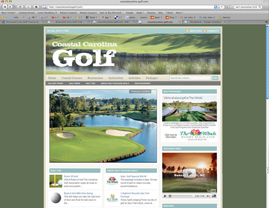 coastal carolina golf