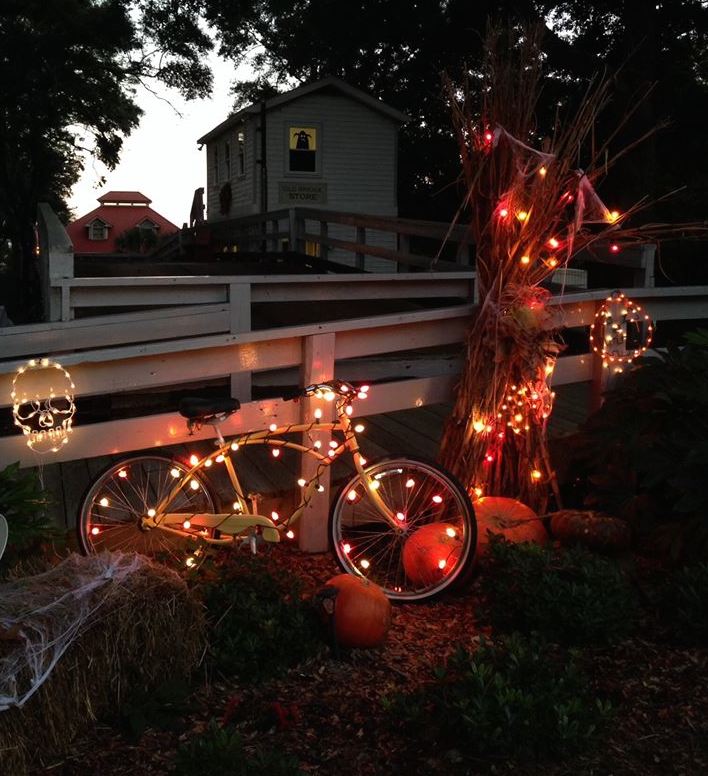 Old Bridge at Halloween