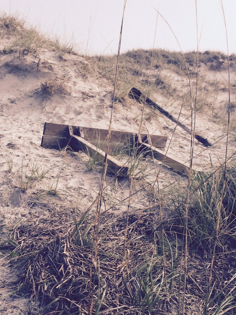 Kindred Spririt Mailbox Damaged in Tropical Storm Ana