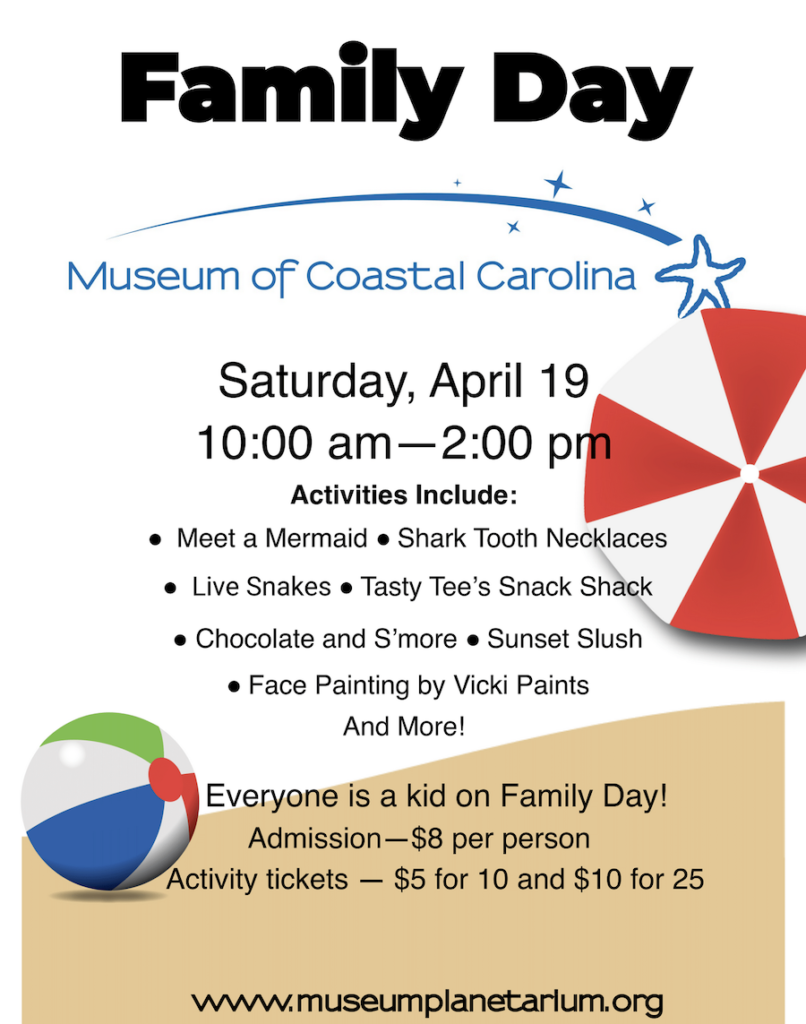 Family Day At Museum of Coastal Carolina.
