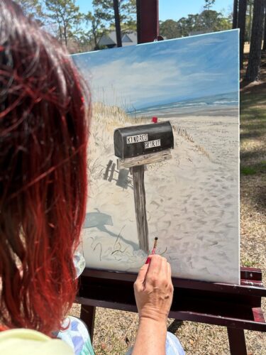 Sunset Beach Artist Christine Brubaker